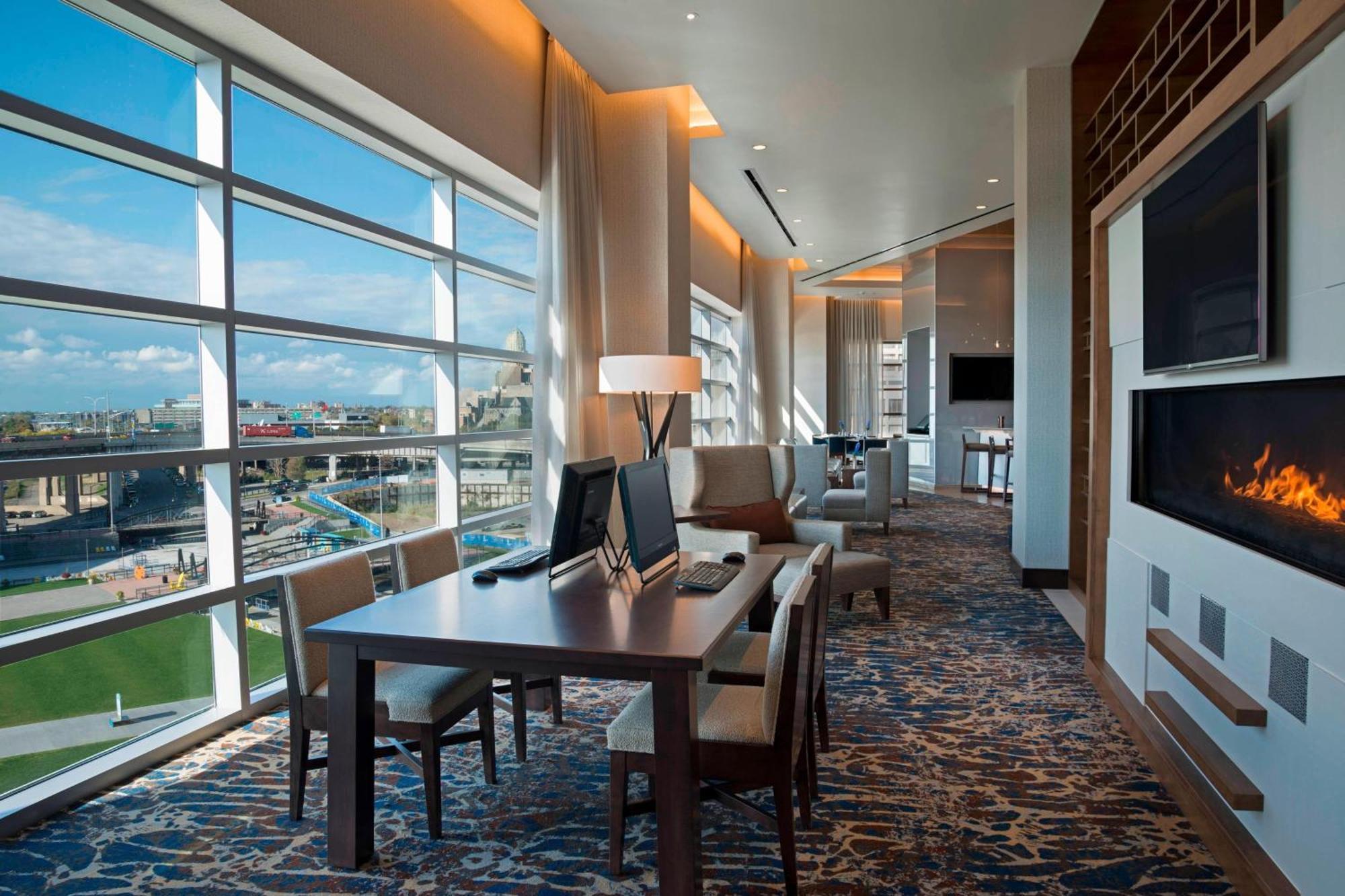 Buffalo Marriott At Lecom Harborcenter Exteriér fotografie
